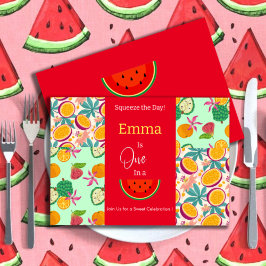 Einladung in Melon zum ersten Geburtstag