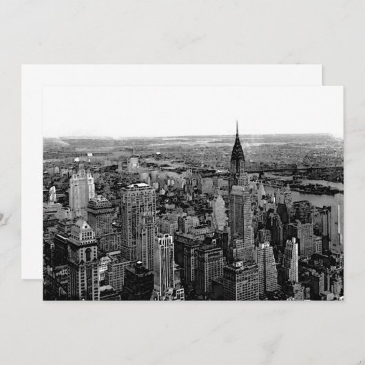 Einladung in New York City (Vorne/Hinten)