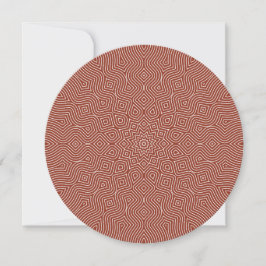 Einladung in Rot und Weiß