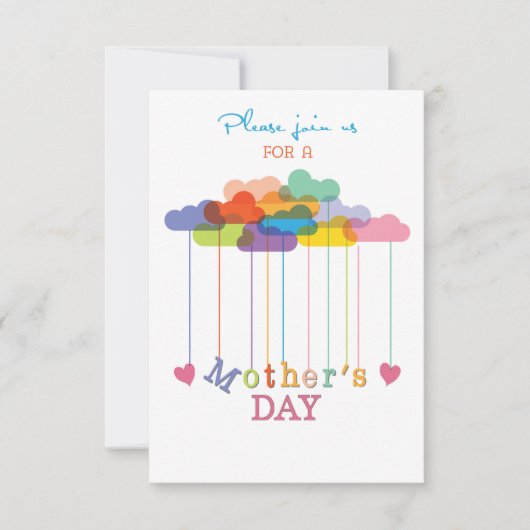 Einladung, individualisierbare Muttertagsfeier Einladung (Vorderseite)