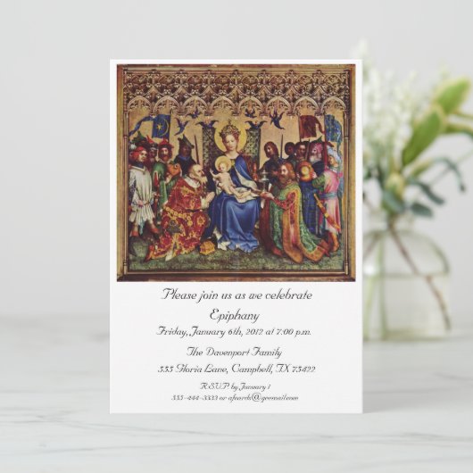 Einladung: Innentreppe Einladung (Stehend Vorderseite)