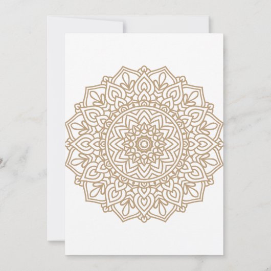 Einladung islamischer Hochzeiten (Rückseite)