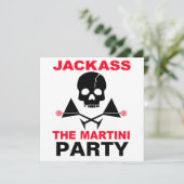 Einladung - JACKASS, das Party von Martini (Stehend Vorderseite)