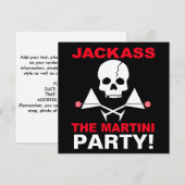 Einladung - JACKASS, das Party von Martini (Vorne/Hinten)