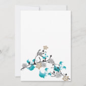 Einladung japanischer Blume (Vorderseite)