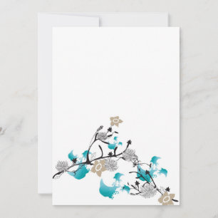 Einladung japanischer Blume