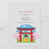 Einladung japanischer Mädchen (Vorne/Hinten)