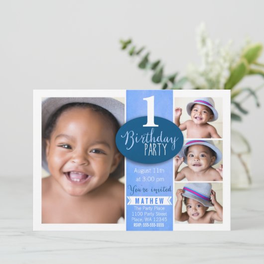 Einladung Junge Brautgeburt (Stehend Vorderseite)