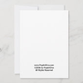 Einladung - Karousel Giraffe (Rückseite)