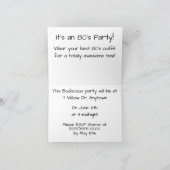 Einladung/Karte "Retro Cassette" Einladung (Innenseite)