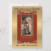 Einladung katholische Ordination Gold Jubiläum (Vorderseite)