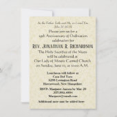 Einladung katholische Priesterordinierung Jahresta (Rückseite)