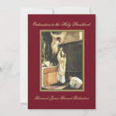 Einladung katholischer Ordination zum Heiligen Pri (Vorderseite)