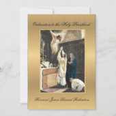 Einladung katholischer Ordination zum Heiligen Pri (Vorderseite)