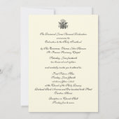 Einladung katholischer Ordination zum Heiligen Pri (Rückseite)