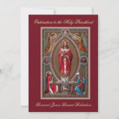 Einladung katholischer Ordination zum Heiligen Pri (Vorderseite)