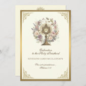 Einladung katholischer Ordination zum Heiligen Pri (Vorne/Hinten)