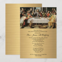 Einladung katholischer Priester Ordination Jahrest