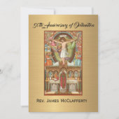 Einladung katholischer Priester Ordination Jahrest (Vorderseite)