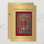 Einladung katholischer Priester Ordination Jahrest (Vorne/Hinten)