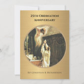 Einladung katholischer Priester Ordination Jahrest (Vorderseite)