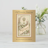 Einladung katholischer Priester Ordination Jahrest (Stehend Vorderseite)