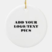 Einladung Keramik Ornament (Hinten)