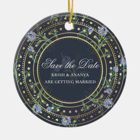 Einladung Keramik Ornament (Vorne)