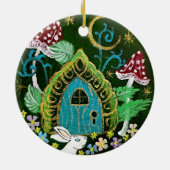 Einladung Keramik Rundschmuck Keramik Ornament (Hinten)