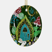 Einladung Keramik Rundschmuck Ornament (Rechts)