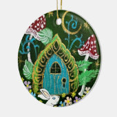 Einladung Keramik Rundschmuck Ornament (Links)