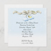 Einladung Kinderdusche Wolken (Vorne/Hinten)