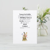 Einladung - Kindermädchen 1. Geburtstag Party (Stehend Vorderseite)