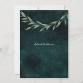 EINLADUNG - KLASSISCHE "GRÜNE RUSTIK" (Rückseite)