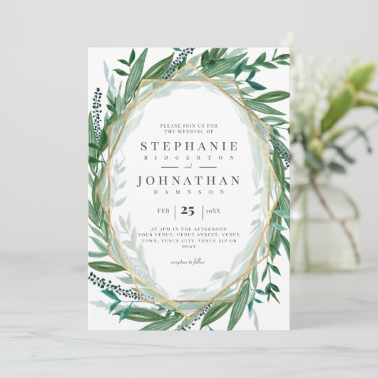 EINLADUNG - KLASSISCHES Vintag (Stehend Vorderseite)