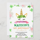 Einladung Kleeblatt (Vorderseite)