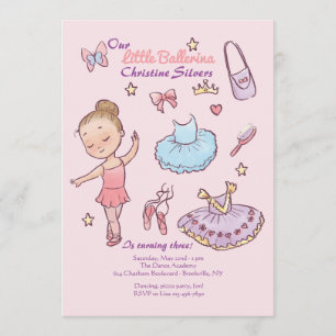 Einladung Kleine Ballerina