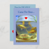 EINLADUNG - KOMMEN WIEDER - DAMIT LADEN SIE EIN! (Vorne/Hinten)