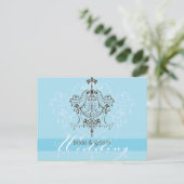 EINLADUNG: Kronleuchter Postkarte (Stehend Vorderseite)