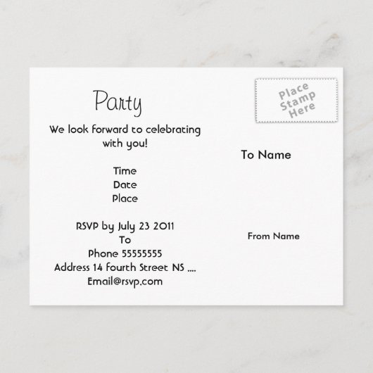 Einladung Kuh Red Bow Schwarz-weiß (Rückseite)