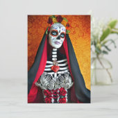 Einladung La Muerte (Stehend Vorderseite)