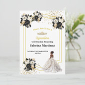 Einladung La Quinceanera (Stehend Vorderseite)