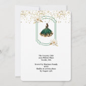 Einladung La Quinceanera (Rückseite)