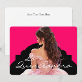 Einladung La Quinceanera (Vorne/Hinten)