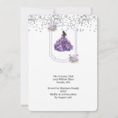 Einladung La Quinceanera (Rückseite)