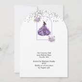 Einladung La Quinceanera (Rückseite)