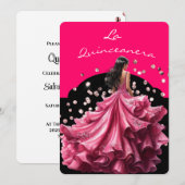 Einladung La Quinceanera (Vorne/Hinten)