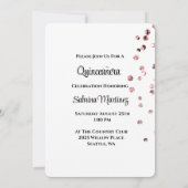 Einladung La Quinceanera (Rückseite)