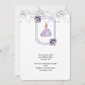 Einladung La Quinceanera (Rückseite)