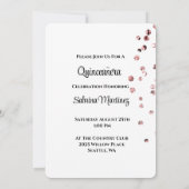 Einladung La Quinceanera (Rückseite)